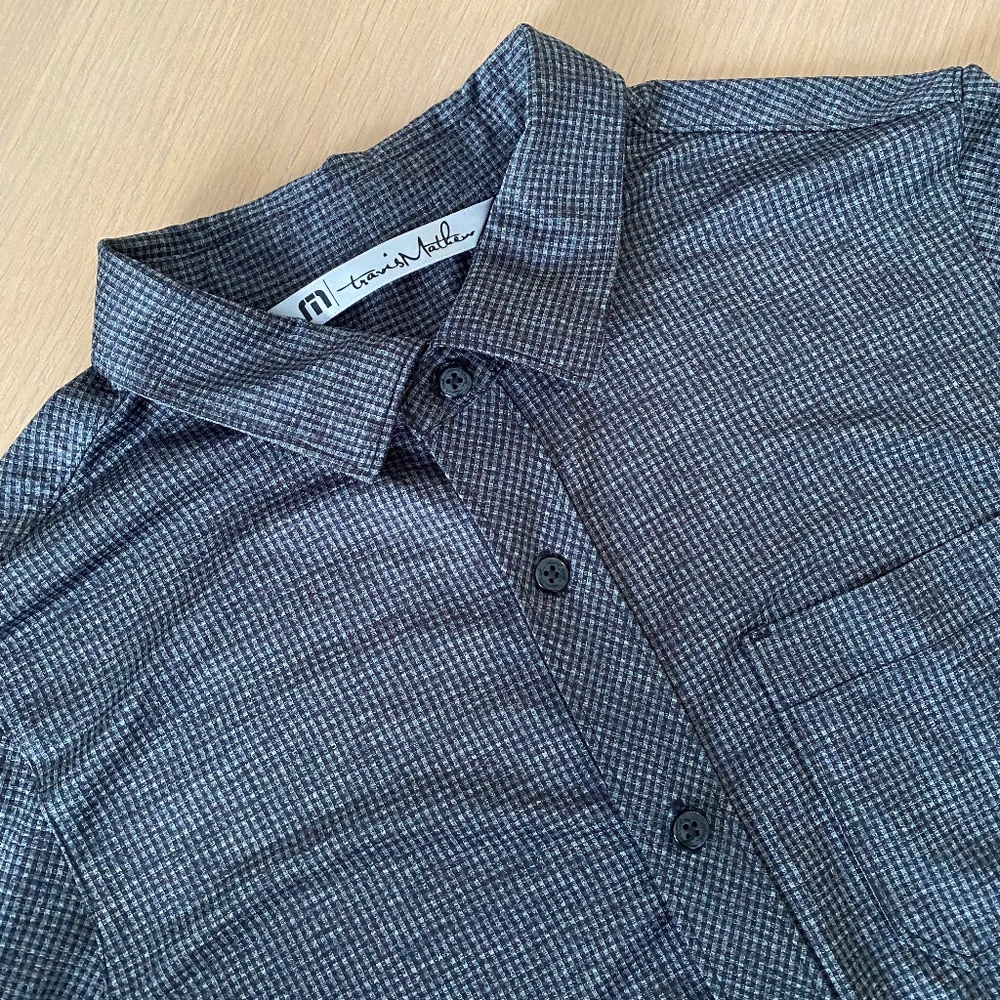 Travis Mathew button down grey - Performance fabric